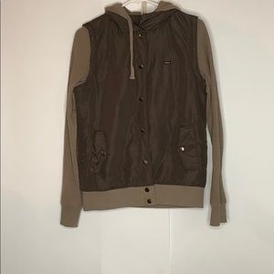 Brown women Fleece Jacket